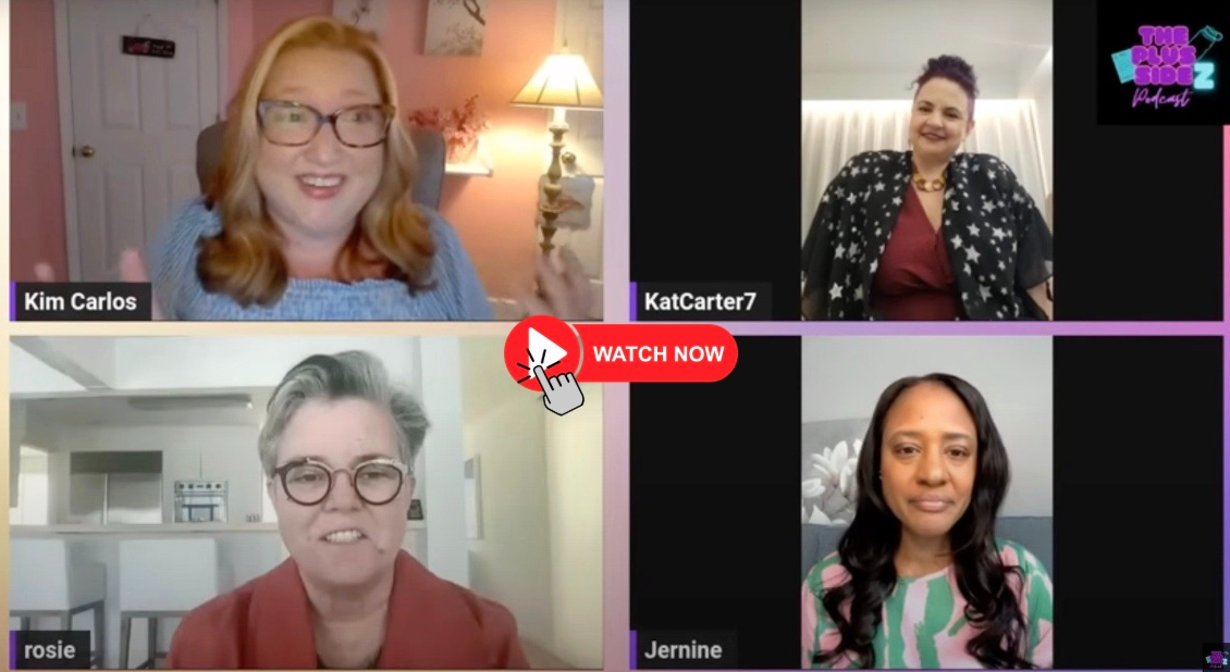 Kim Carlos, Kat Carter, Rosie O'Donnell and Jernine in conversation